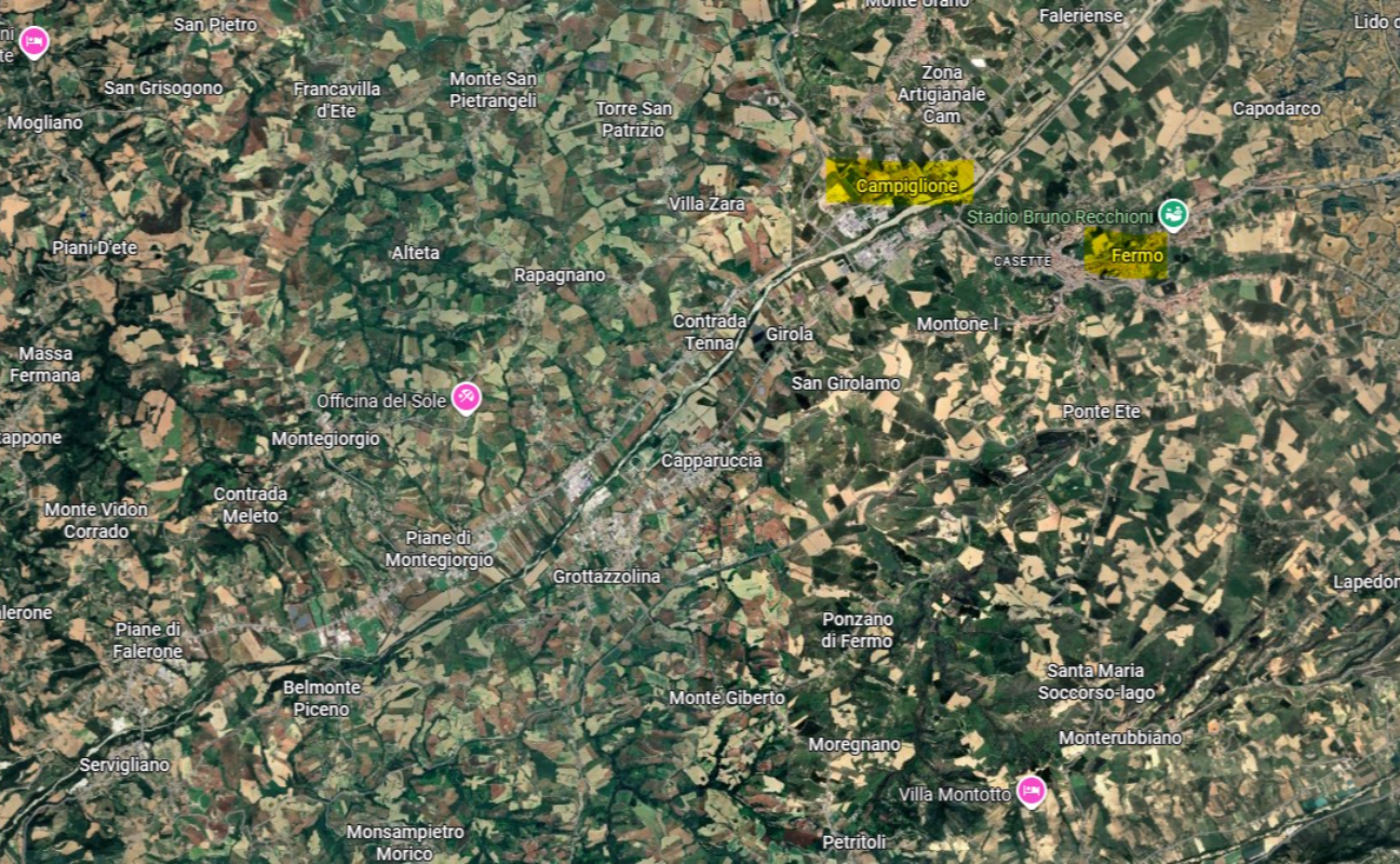DUE CASI DI URBAN SPRAWL NEL FERMANO