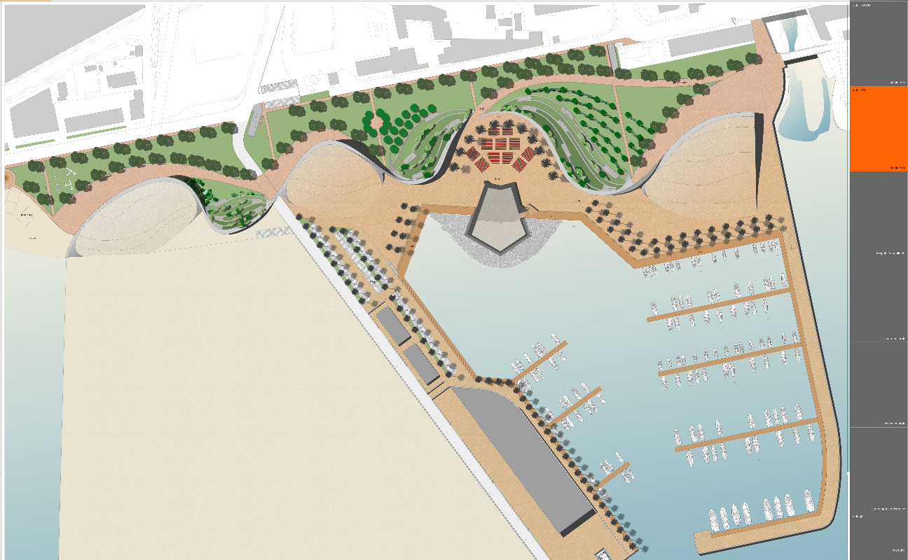 Master plan per la sistemazione dell’area del fronte urbano / portuale del Comune di Vado Ligure