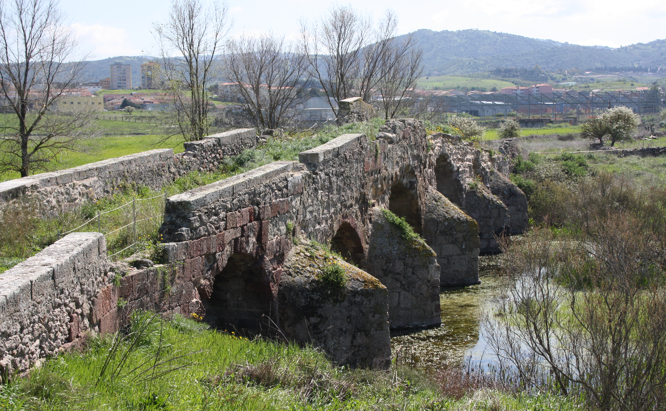 Restauro del ponte romano di "Pont'etzu" sul Riu Mannu