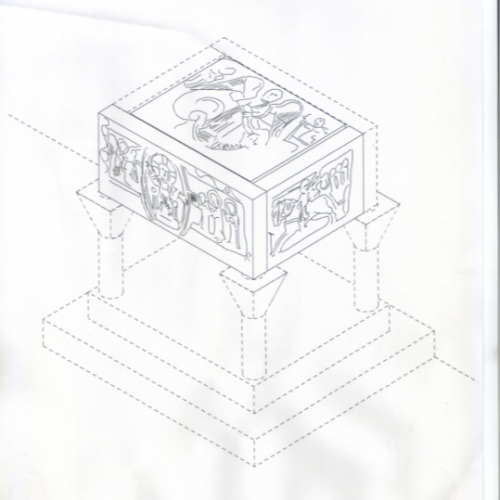 ipotesi ricostruzione urna medievale del beato alberto