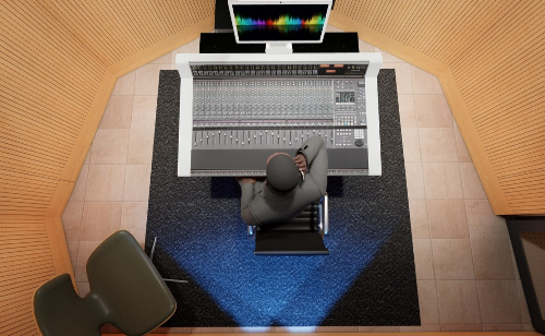 Studio di registrazione musicale