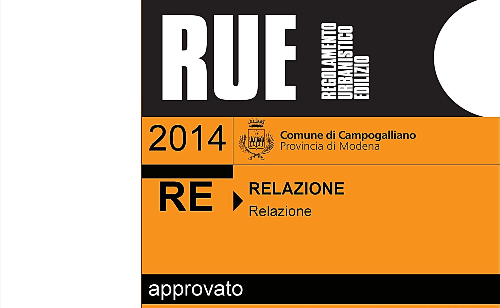 RUE (Regolamento Urbanistico Edilizio)